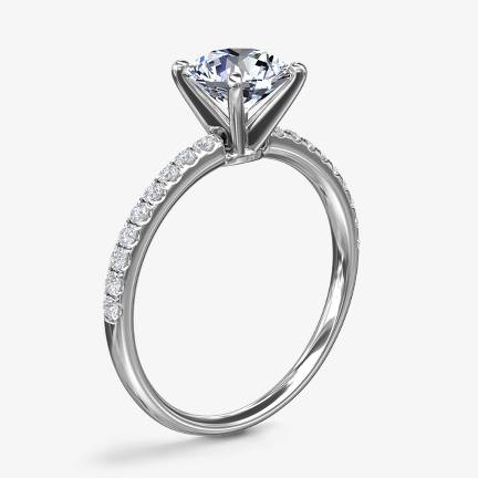 Pavé Engagement Ring