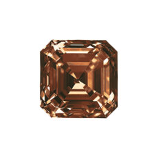 5.77-Carat Dark Yellow-brown Asscher Cut Diamond