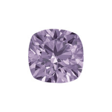1.01-Carat Intense Pink-purple Cushion Cut Diamond
