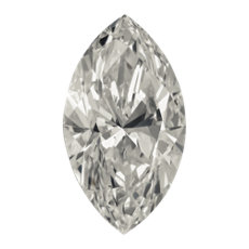 0.27-Carat Light Gray Marquise Cut Diamond