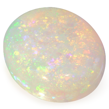 Rounded Opal gemstone