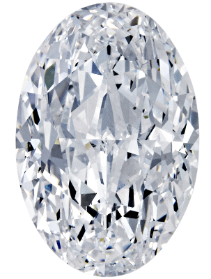 14k White Gold Four-Claw Oval Diamond Stud Earrings (0.23 ct. tw.)