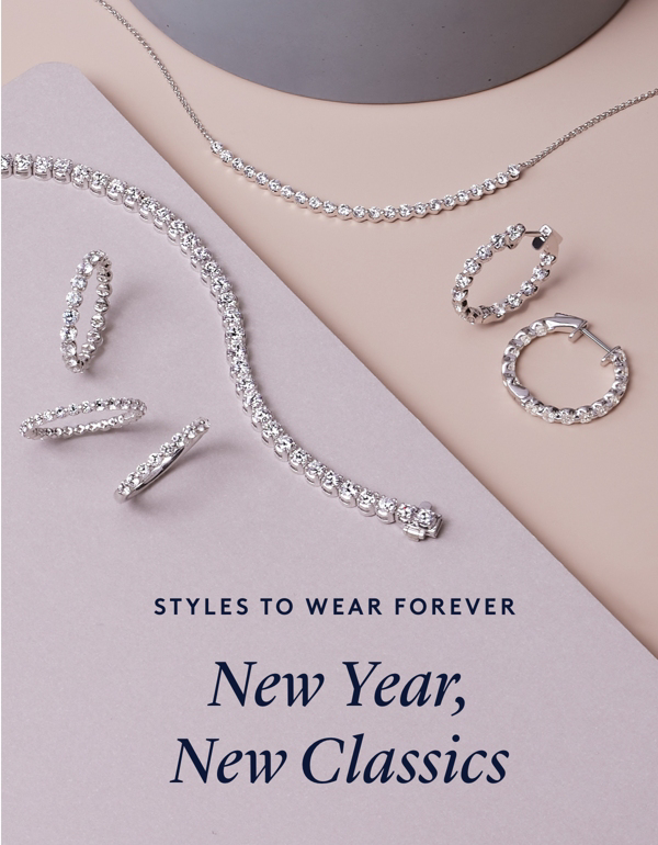 Shop Classic Diamond Jewelry For The New Year