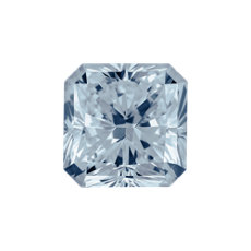 1,02-Carat Intense Blue Radiant Cut Diamond