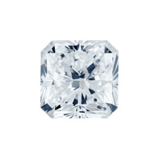 Diamante de talla radiante color Azul muy claro de 0.30 quilates