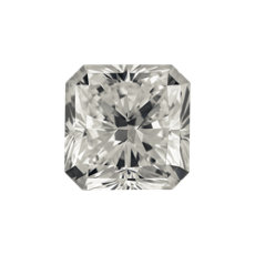 Diamante de talla radiante color gris claro de 0.27 quilates