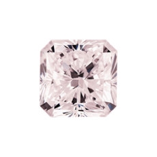 1.50-Carat Very Light Pink Radiant Cut Diamond