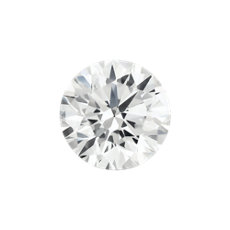 Diamante de talla redonda color Gris tenue de 0.81 quilates