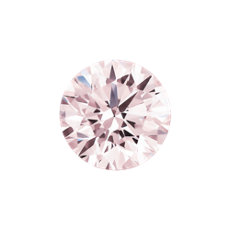 0.51-Carat Light Pink Round Cut Diamond