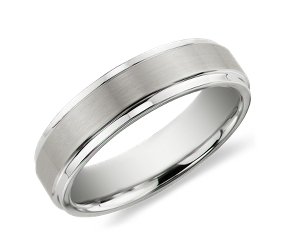 Men's tungsten wedding band