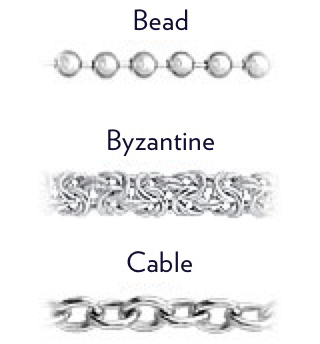 Bead Byzantine and Cable Chain