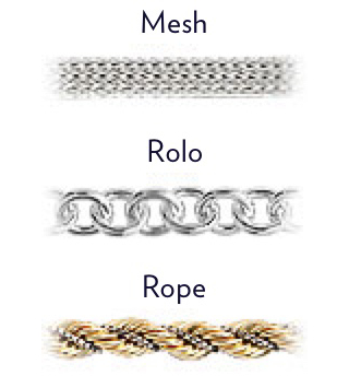 Mesh Rolo and Rope Chain