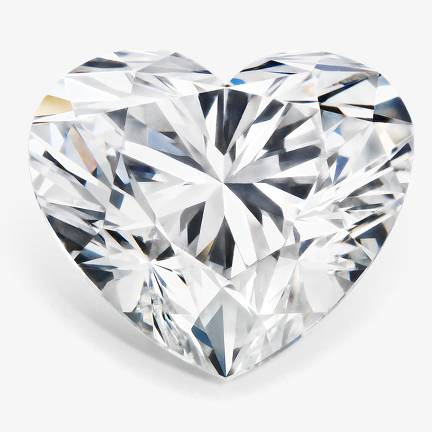 Diamant forme cœur