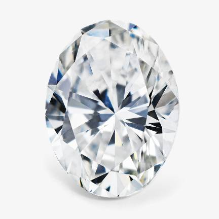 Diamante de talla ovalada