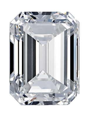 Sample top view of diamond