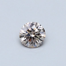 Diamante de talla redonda color Marrón claro de 0.28 quilates