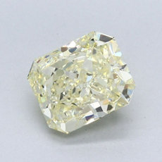 3,00-Carat Light Yellow Radiant Cut Diamond