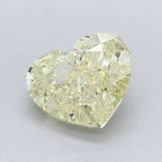 1,32-Carat Yellow Heart Shaped Diamond