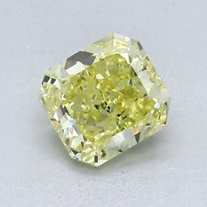 1,08-Carat Intense Yellow Radiant Cut Diamond