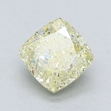 2,30-Carat Light Yellow Cushion Cut Diamond