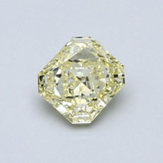0.70-Carat Light Yellow Radiant Cut Diamond