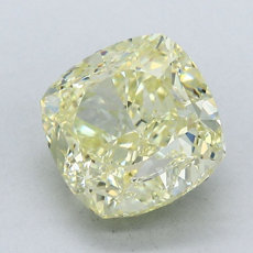5.01-Carat Yellow Cushion Cut Diamond