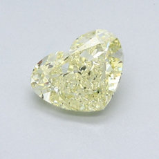1.41-Carat Yellow Heart Shaped Diamond