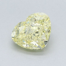 1.50-Carat Yellow Heart Shaped Diamond
