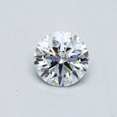 Diamante de talla radiante color Verde muy claro de 0.41 quilates