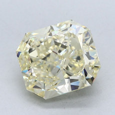 Diamante de talla radiante de 3.75 quilates de color amarillo