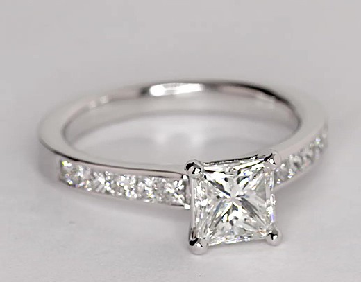 2 carat princess cut diamond ring