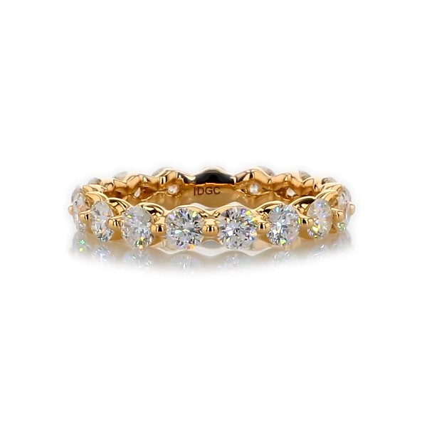 Floating Diamond Eternity Ring in 14k Yellow Gold (1.76 ct. tw.)
