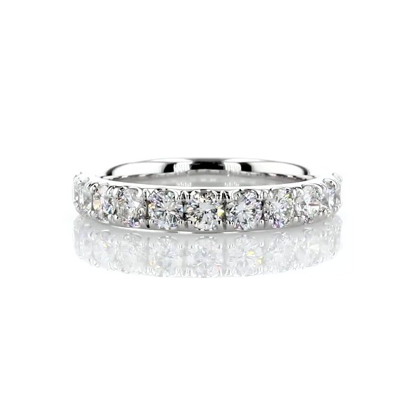 Riviera Pavé Diamond Ring in 14k White Gold (0.70 ct. tw.)