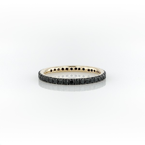 Riviera Noir Black Diamond Ring in 18k Yellow Gold (1/2 ct. tw.)