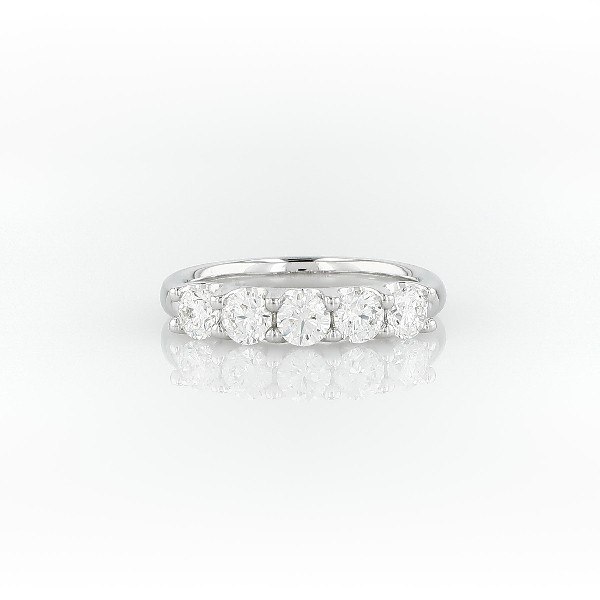 Luna Five Stone Diamond Ring in Platinum (1 ct tw)