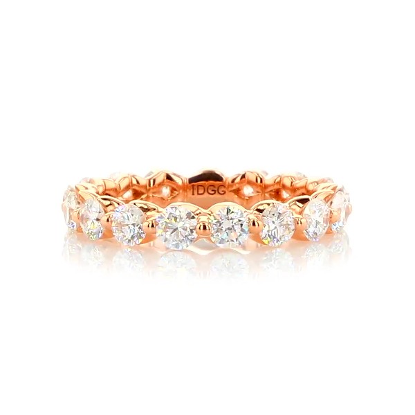 Floating Diamond Eternity Ring in 14k Rose Gold (1.76 ct. tw.)