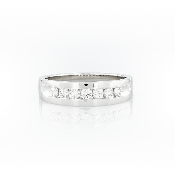 Channel Set Diamond Ring in 14k White Gold (1/2 ct. tw.)