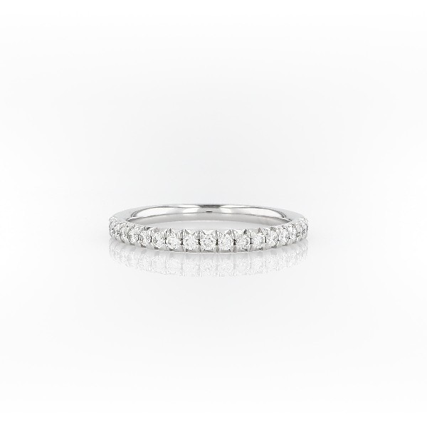 French Pavé Diamond Ring in 14k White Gold (0.24 ct. tw.)