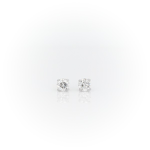 Canadian Diamond Stud Earrings in 18k White Gold (0.30 ct. tw.)