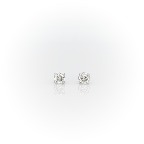 14k White Gold Four-Claw Diamond Stud Earrings (0.23 ct. tw.)