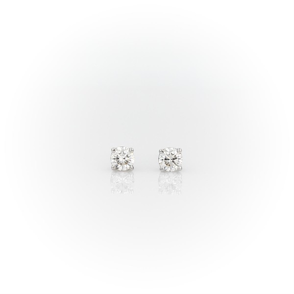 Platinum Four-Claw Diamond Stud Earrings (0.30 ct. tw.)