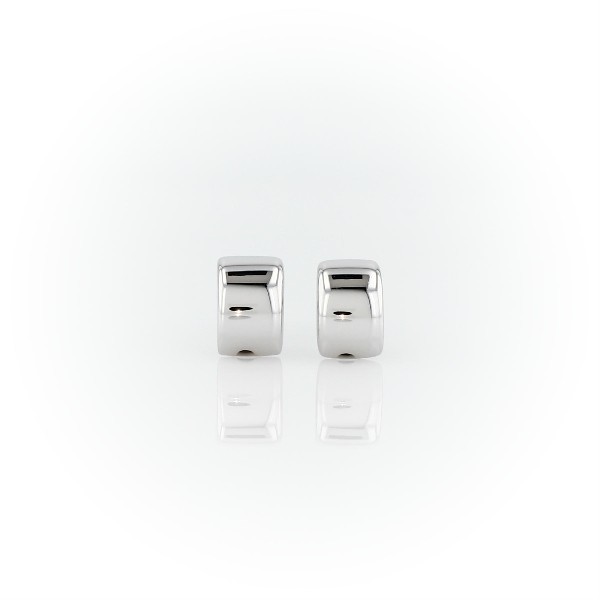 Modern Stud Earrings in Sterling Silver