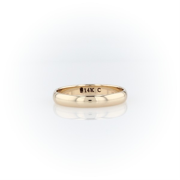 Classic Wedding Ring in 14k Yellow Gold (3mm)