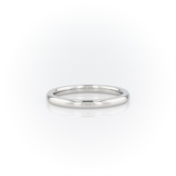 Comfort-Fit Wedding Ring in Platinum (2mm) 